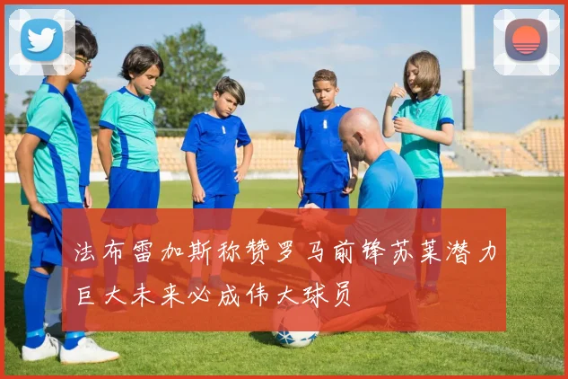 法布雷加斯称赞罗马前锋苏莱潜力巨大未来必成伟大球员